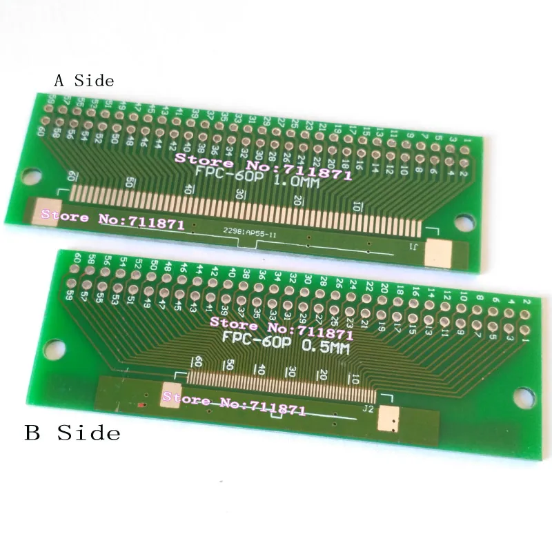 

0,5 1,0 шаг 60P 60Pin FFC FPC тестовый адаптер соединитель сварной 60Pin 60P FPC FFC тестовая пластина 60P FFC FPC DIP socket