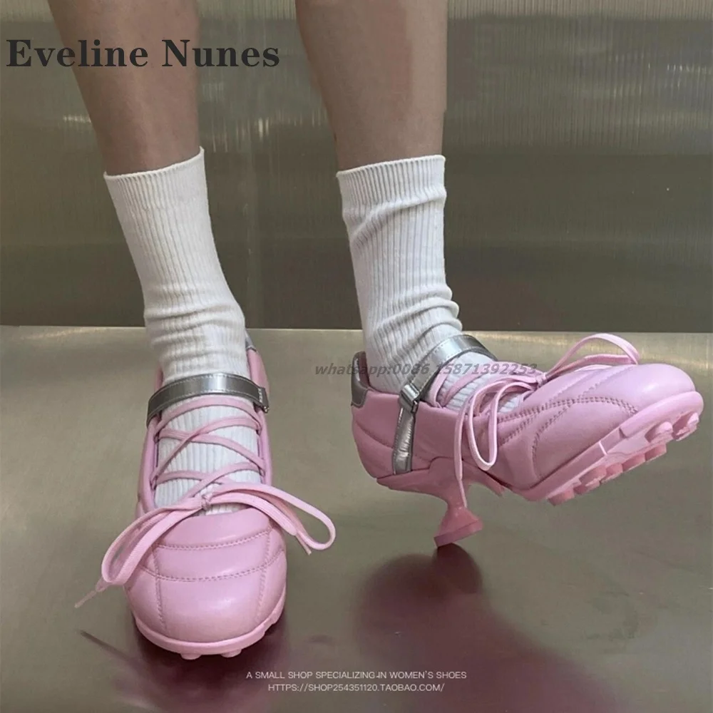 ピンク バレエシューズ クロスストラップ aimoha｜【shoes365】スエード素材のクロスストラップバレエ