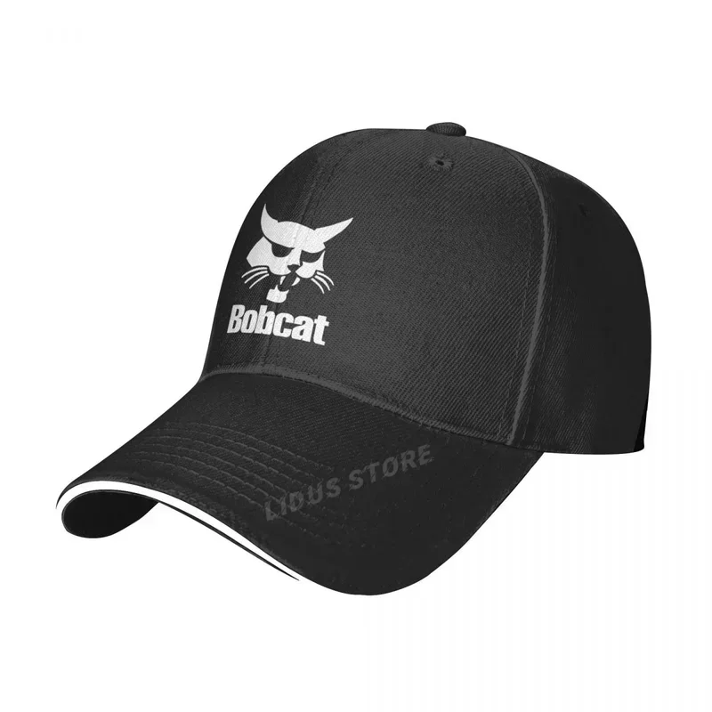 Y2K Heavy Equipment Logo Baseball Unisex Casual Adjustable Bobcat Hats Boy Caps 2