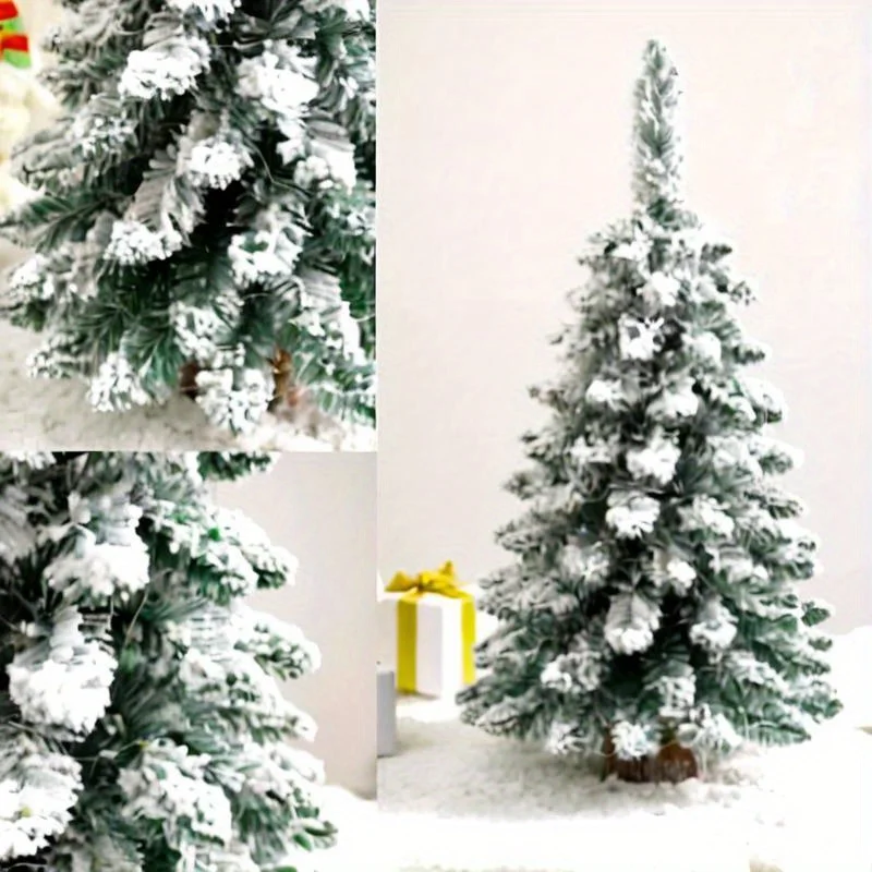 Mini Snowy Christmas Tree, DIY Christmas Tree, for Christmas Autumn Thanksgiving and Indoor Party Christmas Decoration