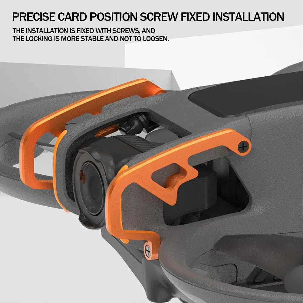 Barre anti-collision drone DJI Avata2 - Protection lentille aluminium silicone