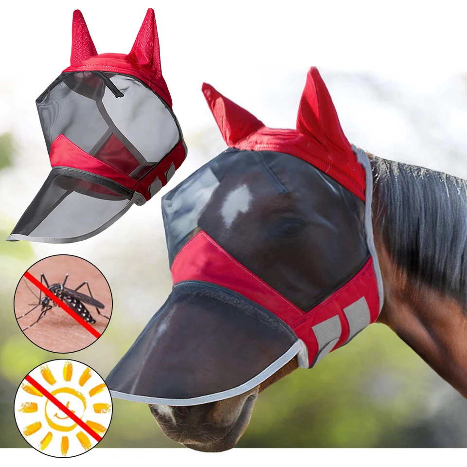 Maschera Mosche Cavallo Maschera Volante Per Cavalli, A Faccia