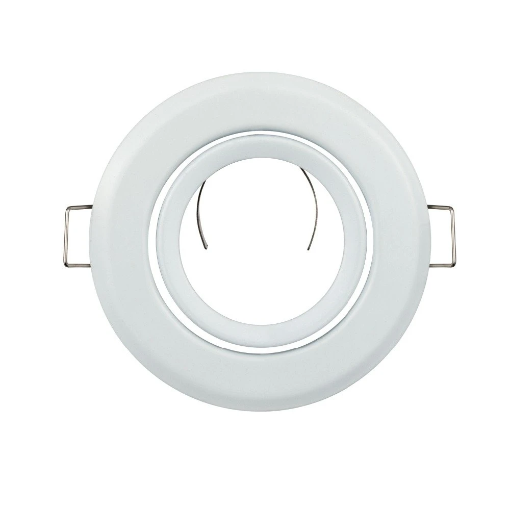 Round Recessed Downlight Holder GU10 MR16 Fixture Frame Lamps LED