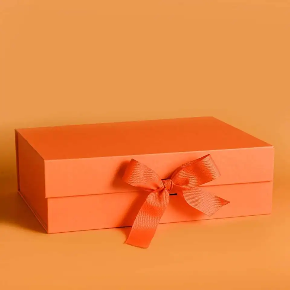 Customized Cardboard Folding Box Bow Gift Box Magnetic Flip Box Packaging 7 S511386871cae453da9d66b0872729856M