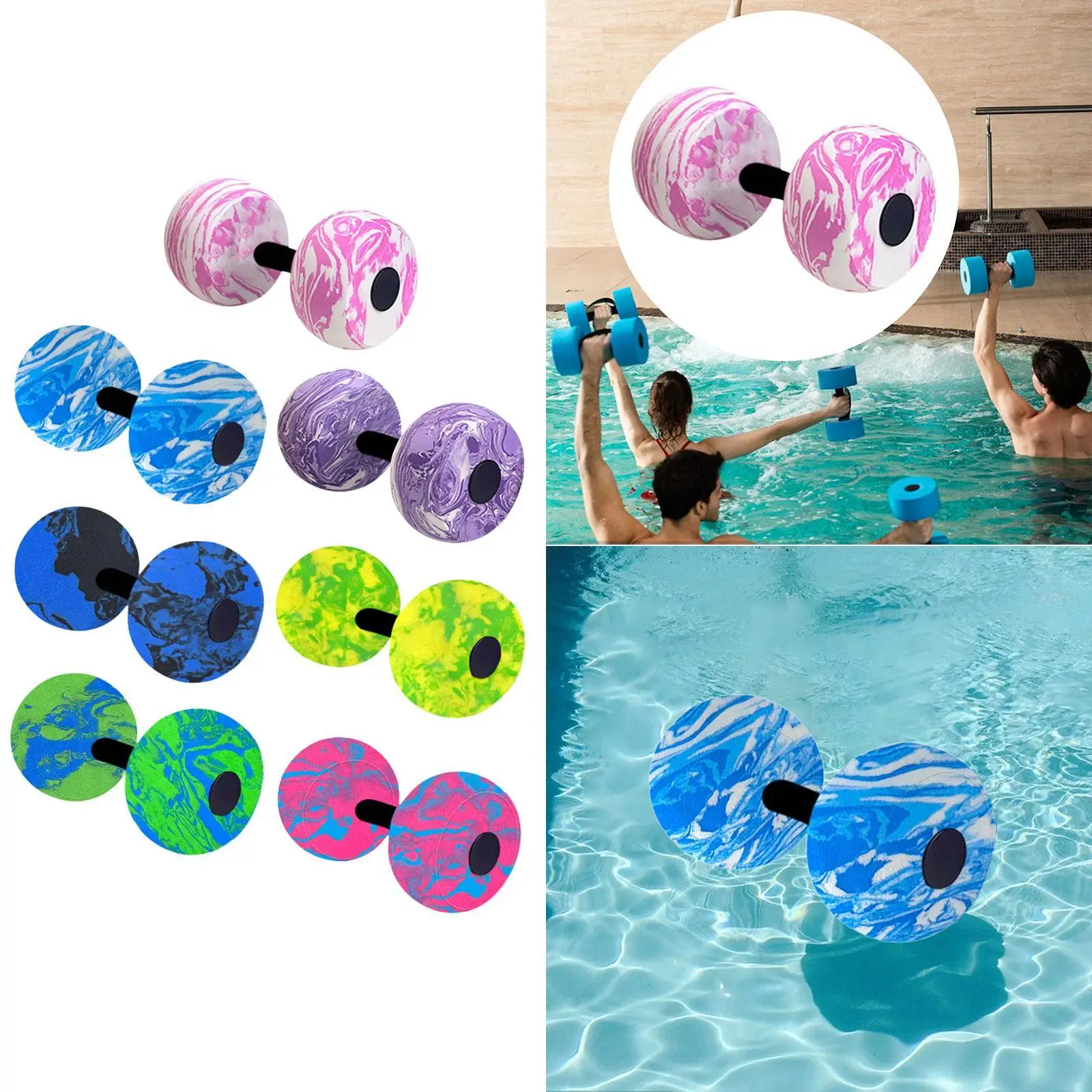 Aquatic Exercise Dumbbell Professional Adults Water Sports Aerobic Equipment