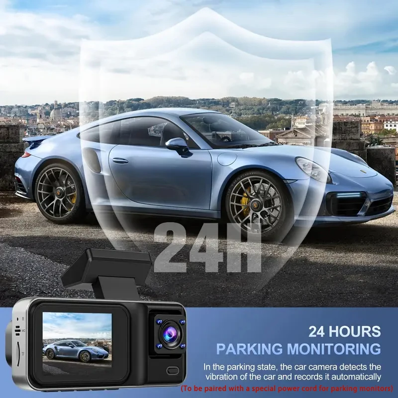 High-definition 1080P car recorder, optional 32G memory card, optional rear third camera