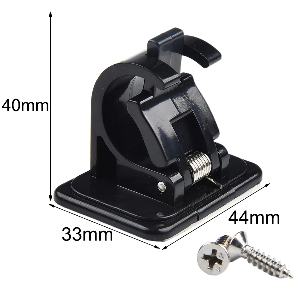 

Fishing Rod Fixing Buckle Functional Plastic Professional Rods Clips Self-adhesives Bayonet Design Fishing Pole