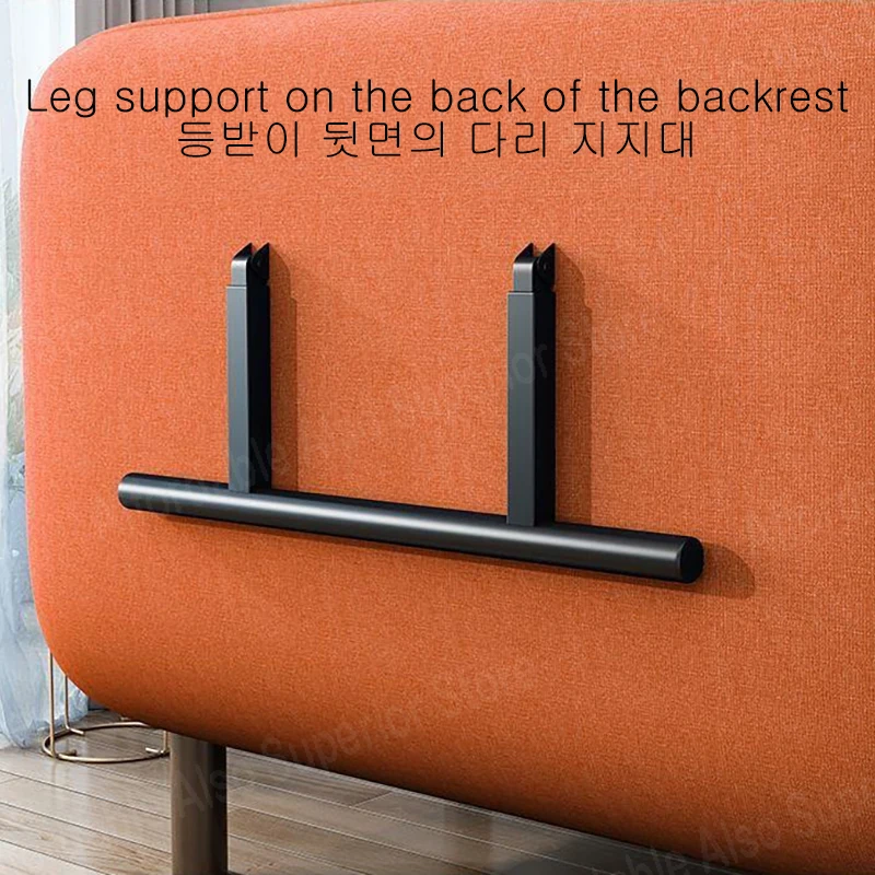 Description Picture 5 of itemSofa Bed for Apartment Dorm with armrest, Linen Modern Folding Futon, Reclining Couch with Pillow Sleeper Chair for Living Room