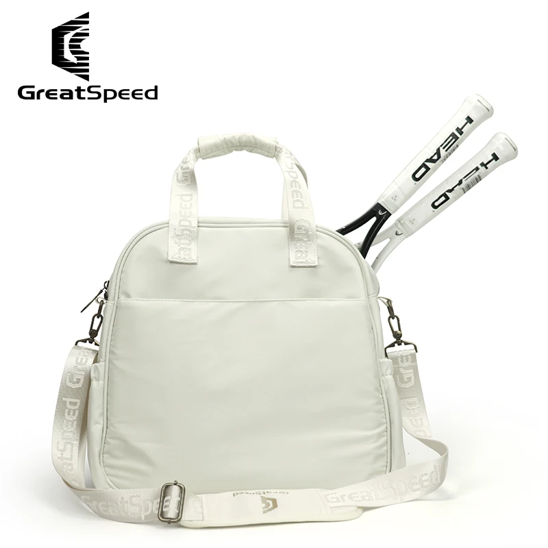 Bags for Tennis Racket Couples Outdoor Sports Black White Men Women Badminton Shoulder Bags Cover Greatspeed