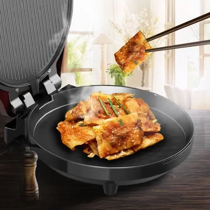 household electric baking pan jinao pancake pan double-sided automatic multi-function gear to increase and deepen the barbecue 5