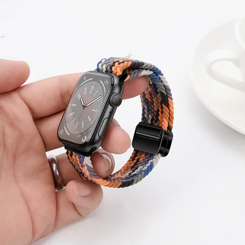 Nylon Braided Strap for Smartwatch - Versatile and Stylish Bracelet Band