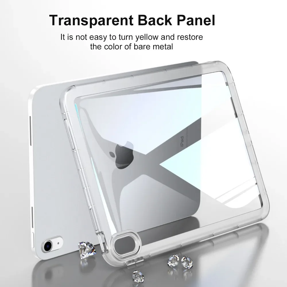 Versatile Soft Case for iPad - Protective Back Shell for Various Sizes