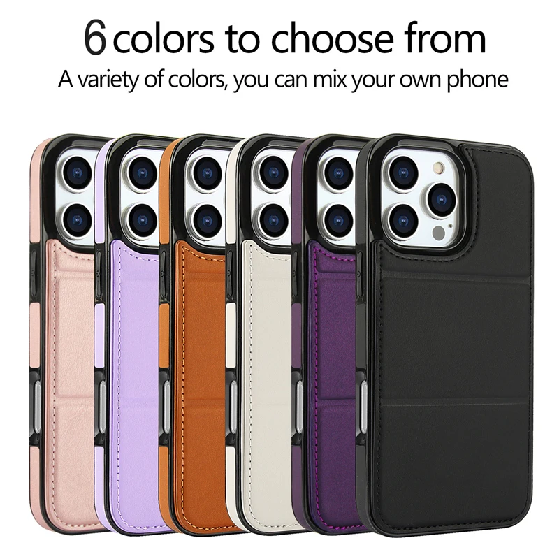 Sleek Foldable Card Holder and Stand for Mobile Phone Protection