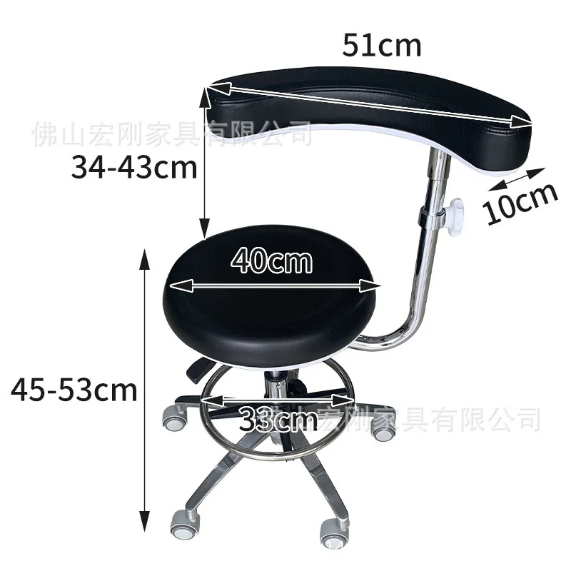 Description Picture 4 of itemProfessional Hairdresser Chair Makeup Chairs for Nail Salon Tabourets De Bar Beauty Bed Shampoo Wash Hair Portable Eyelash Stool