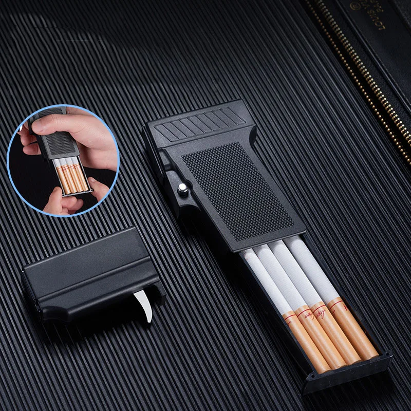 

New Personalized Creative Acrylic Cigarette Box Direct Charge Windproof Lighter Detachable Fun Men's Gift Lighter
