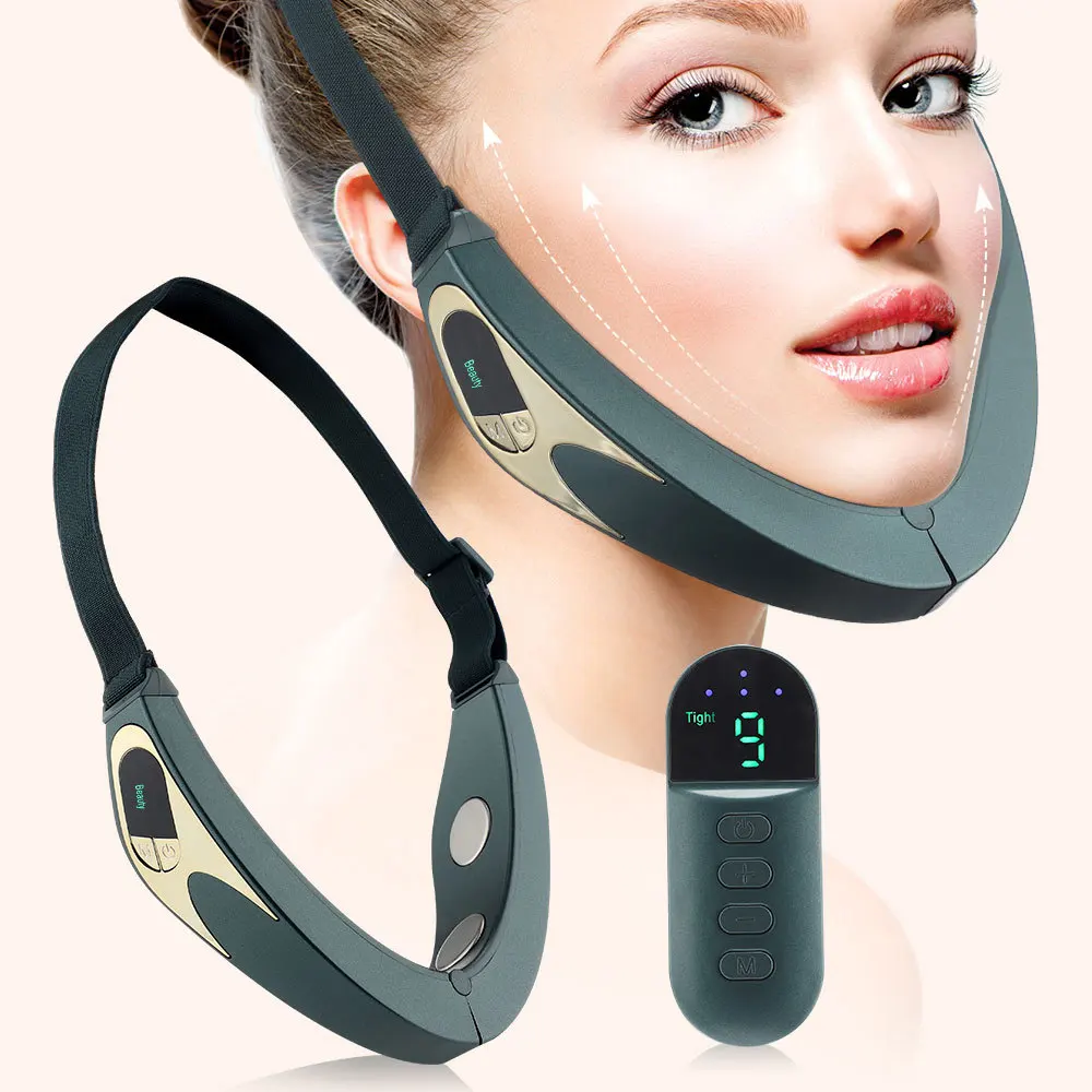 

Face Shaper Face Lifting And Firming Device Face Slimming Artifact Intelligent Facial Massager V-face Instrument Micro-current