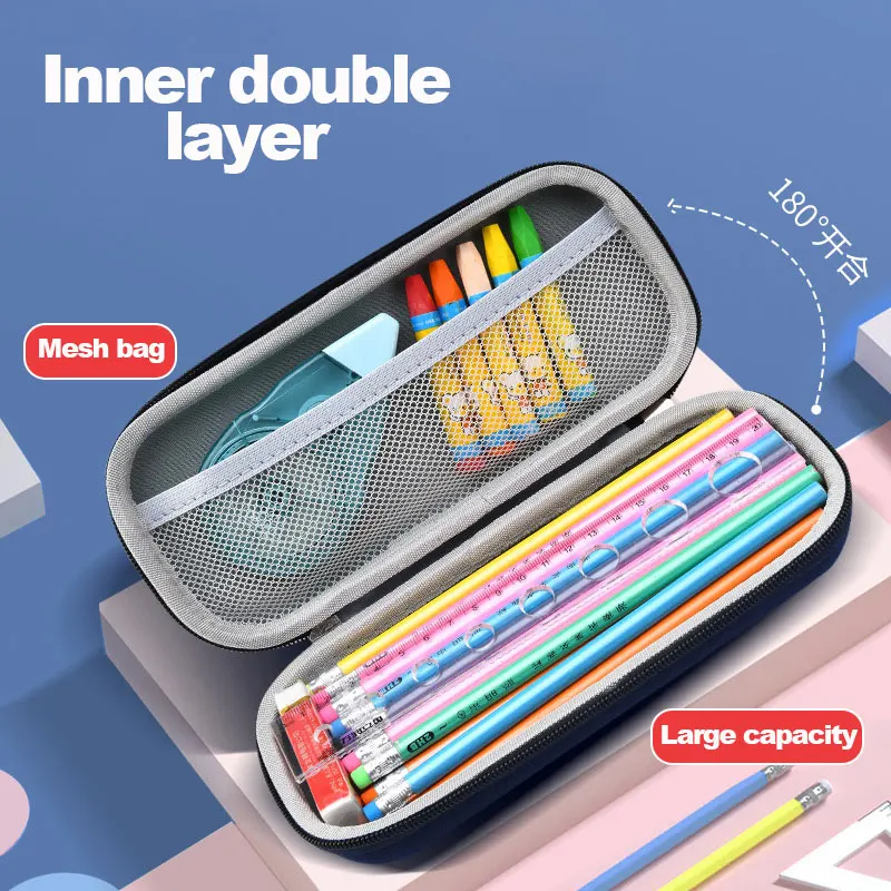 3D Pencil Case Kawaii Cute Large Capacity Pen Box Back to School Supplies Organizer Korean Japanese Stationery Estuche