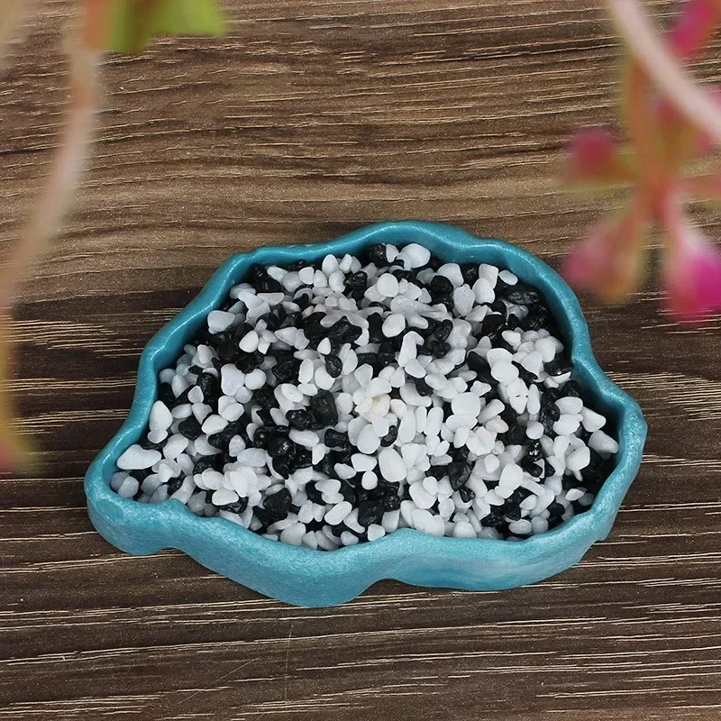 천연 자갈 바다 유리 돌, 거북이 탱크용 모래, 항공 풍경 장식, 수족관 풍경, 250g