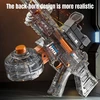 Simulated Flame Electric Water Gun for Kids Sensor Light High Pressure Automatic Watergun Children Summer Outdoor Beach Pool Toy 5