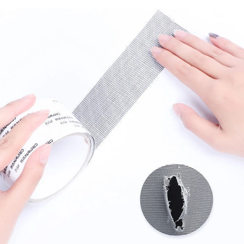 2M Window Screen Tape Anti-Mosquito Screen Repair Self-Adhesive Door Curtain Mosquito Net Hole Patch window screen tape