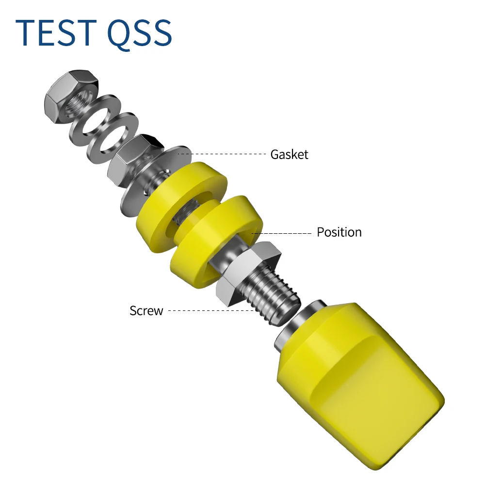 QSS 4MM M8 ٳ  ε Ʈ ٳ ÷   Ŀ ͹̳ DIY ǰ, Q.50019, 2 