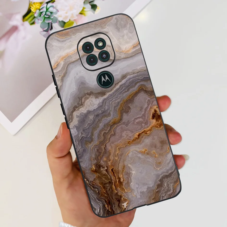 Elegant Flower Soft Silicone Case - Motorola Moto G9 Series