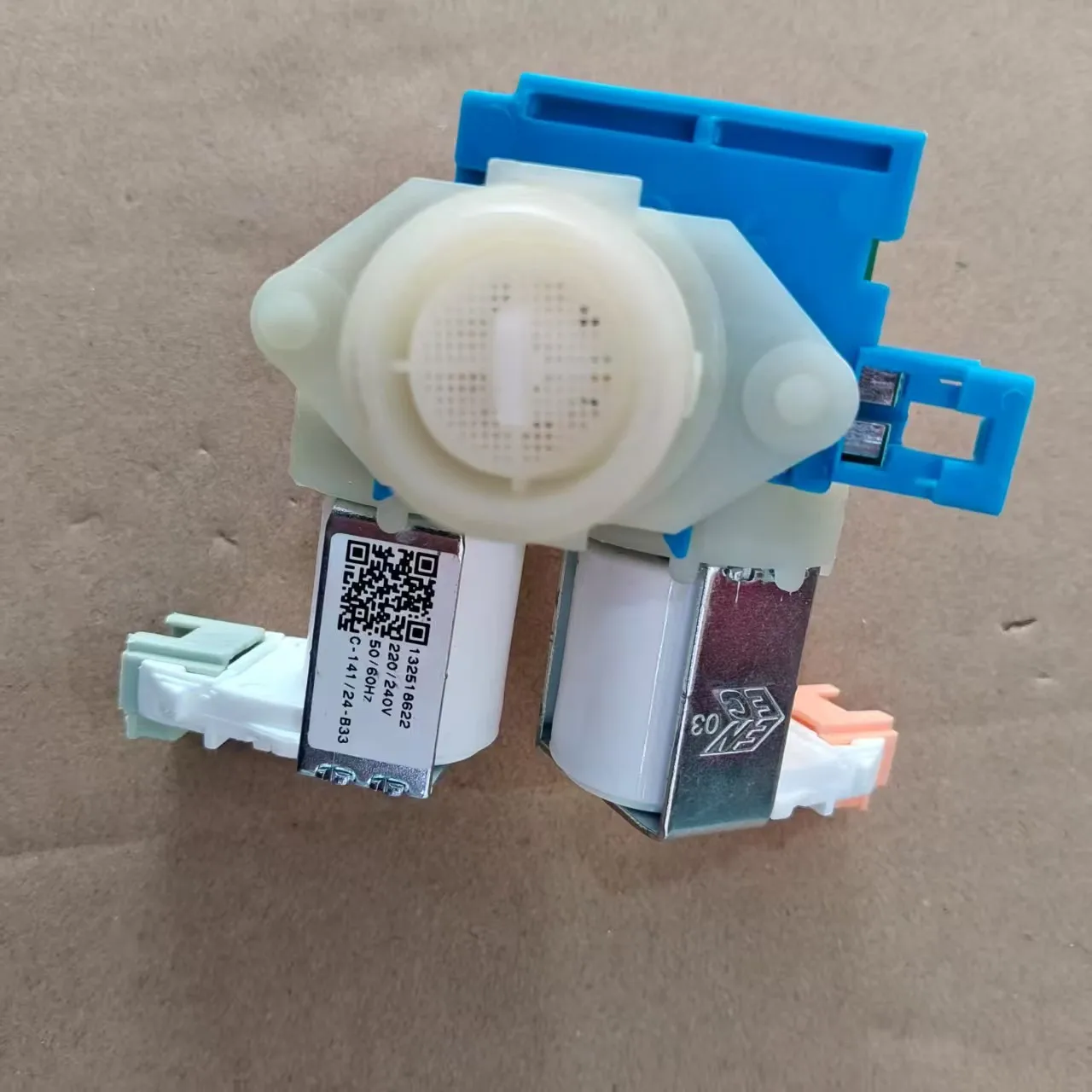 132518622 for Electrolux Washing Machine Solenoid Valve 220-240V Dual Valve