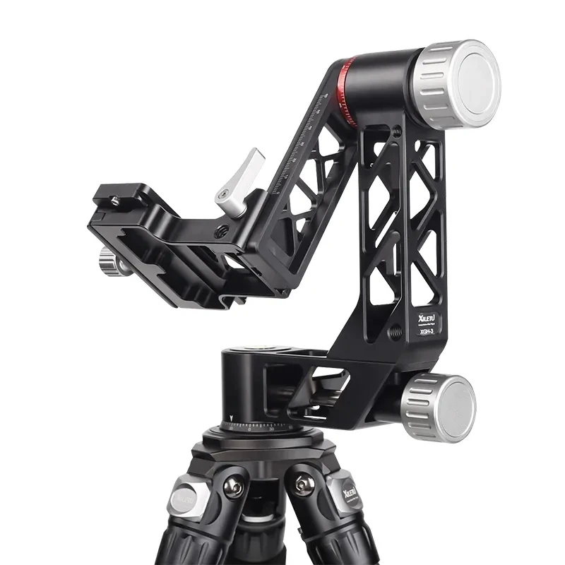 Tripod Ball Head XILETU XGH3 Professional Heavy Duty Head Telephoto Lens Cantilever Tripod Head for DSLR Camera Telephoto Lens Video Photography tripod ball head