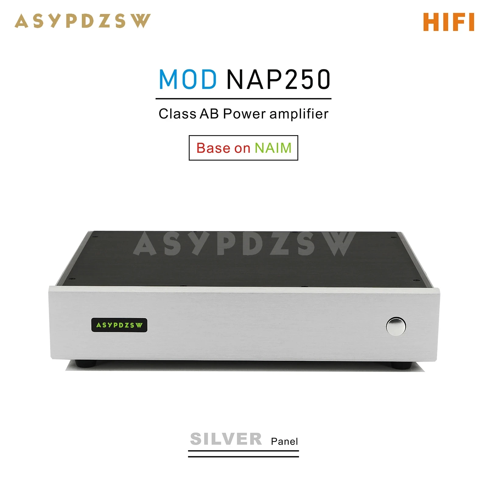 Hifi Mod Nap250 Amplificatore Di Potenza Stereo Classe Ab 2 Sc5200 80W + 80W Base Su Naim