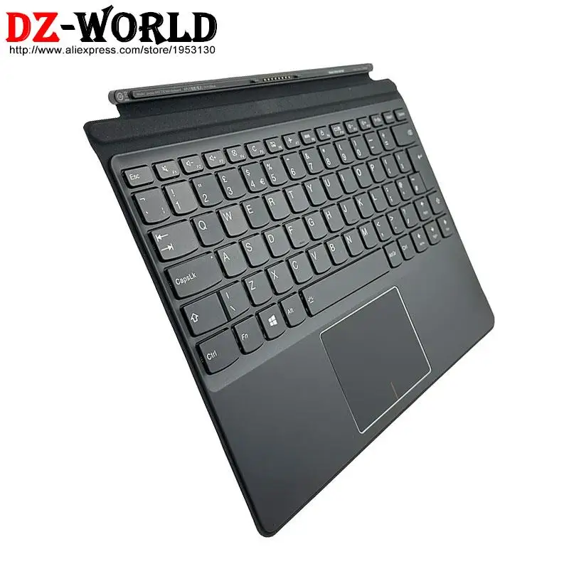 US UK English KR FR HB IL IT Portable Mini Base Folio Backlit Keyboard for Lenovo Miix 720 -12IKB Tablet 5N20M42679 5N20L76633