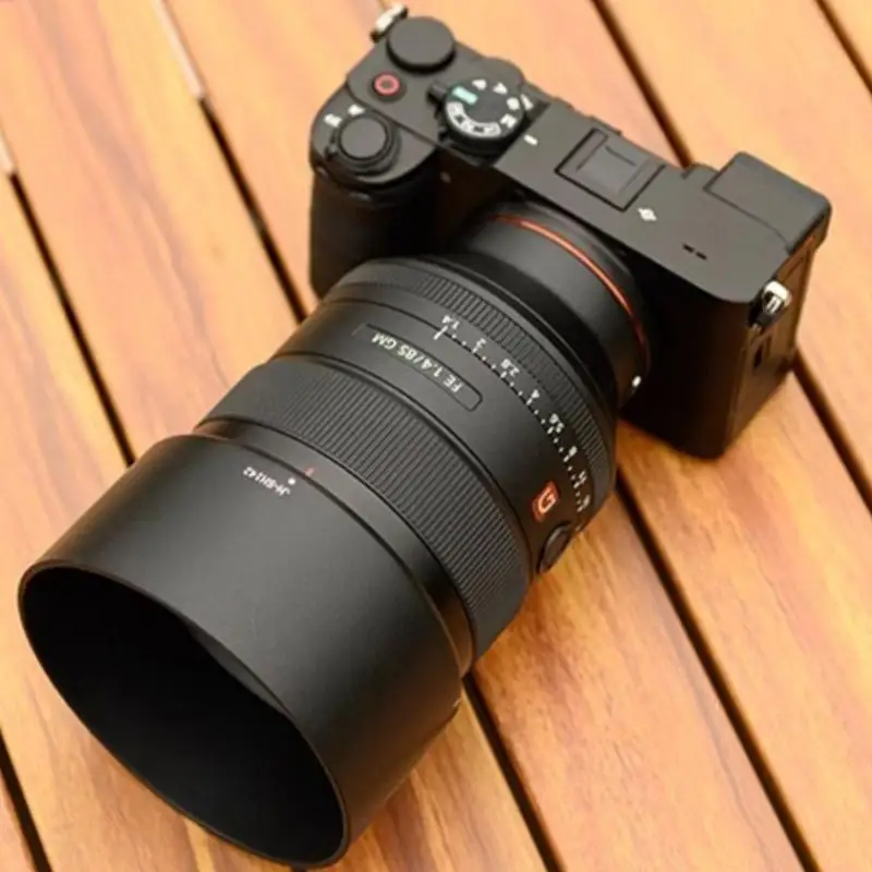 R53C ALC-SH142 Bajonette, umkehrbare Gegenlichtblende, Ersatz-Objektivabdeckung für FE 85 mm 1,4 – Detail 9