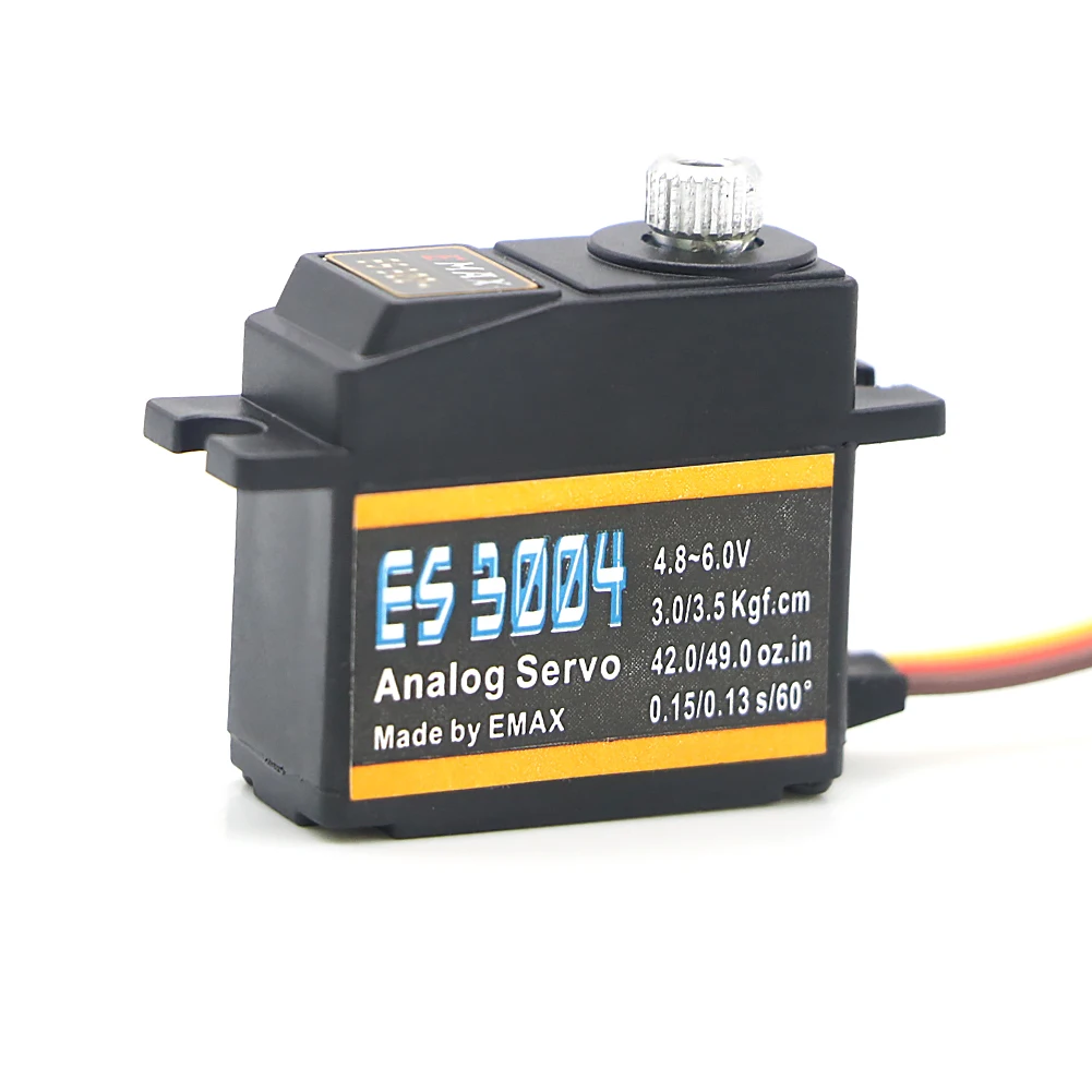 EMAX ES3004 20g 3.5kg 0.13sec 23T Metal Gear Analog Servo For RC Airplane