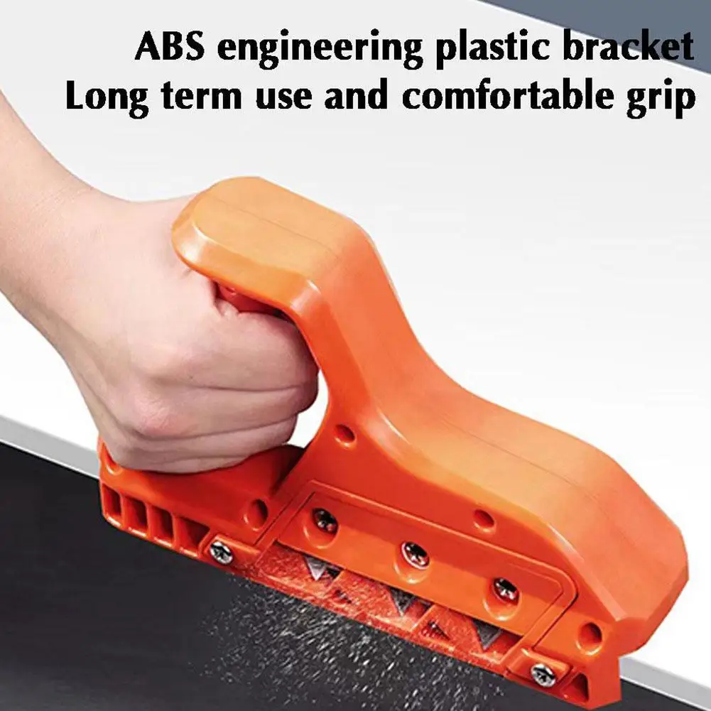 

ABS Plasterboard Quick Cutter Gypsum Board Hand Plane Drywall Edge Chamfer 45°/60° Woodworking Trimmer Hand Tool
