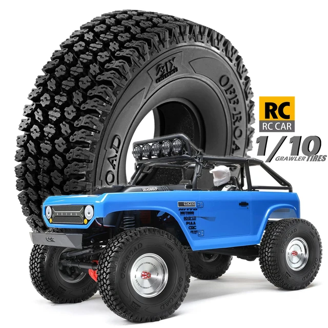 その他 R RCタイヤ For Axial SCX10 90046 AXI03007 For Traxxas TRX4 D90 TF2 1