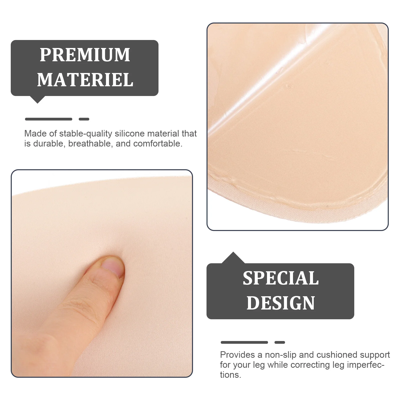 Leg Corrector 2 Pcs Soft Calf Pad For Legs Women Calf Enhancer Anti Allergic Breathable Protective Foot Care Tools Leg Shape Toe Corrector