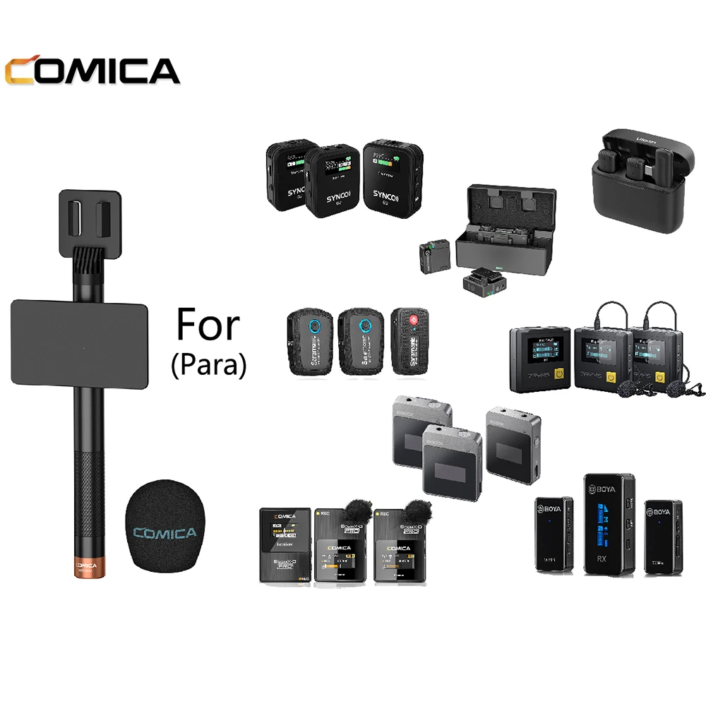 HR-WM Handheld Adapter for Wireless Microphone Detachable Adapter Suitable for I