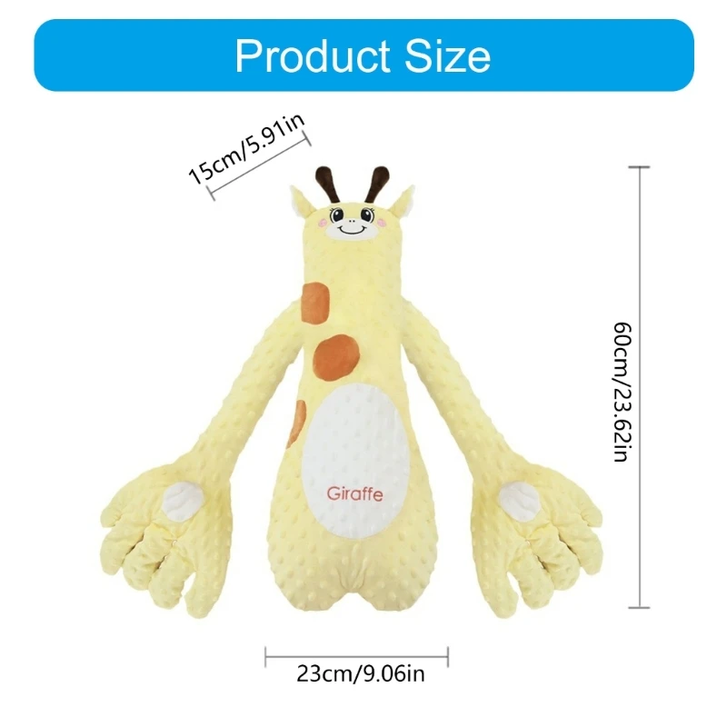 Baby Sleep Aid Ergonomic Designing Soothing Pillow for Comfort and Security Soft Support Cushion with Calming Features 6