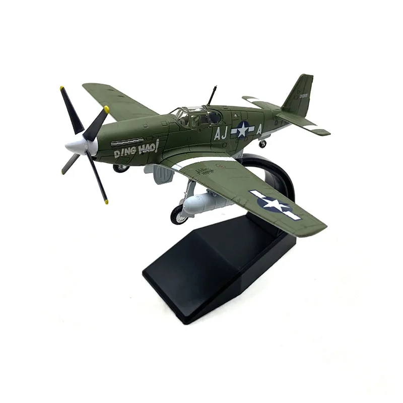 

Diecast Scale 1:72 World War II US P51b Fighter Aircraft Simulation Alloy Aeroplane Model Static Finished Model Decorated Gift