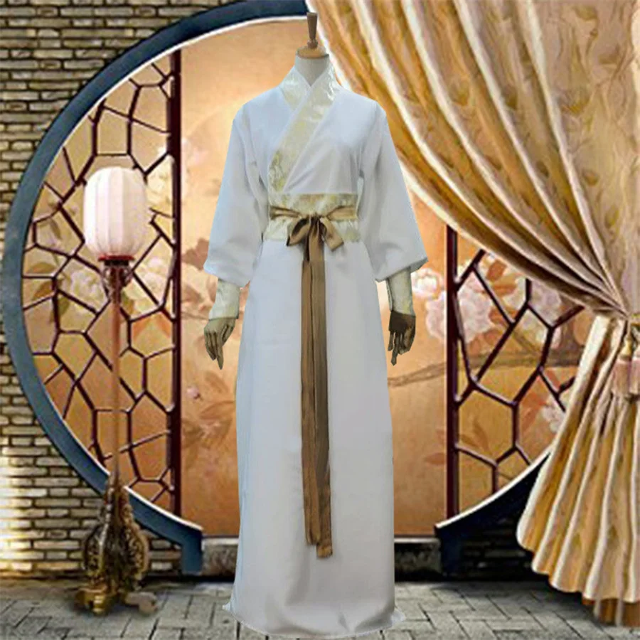 Chinese Traditional Costumes Chinese silk robe ancient knight men aldult Kimono Vintage Ethnic stage cosplay Dance Hanfu