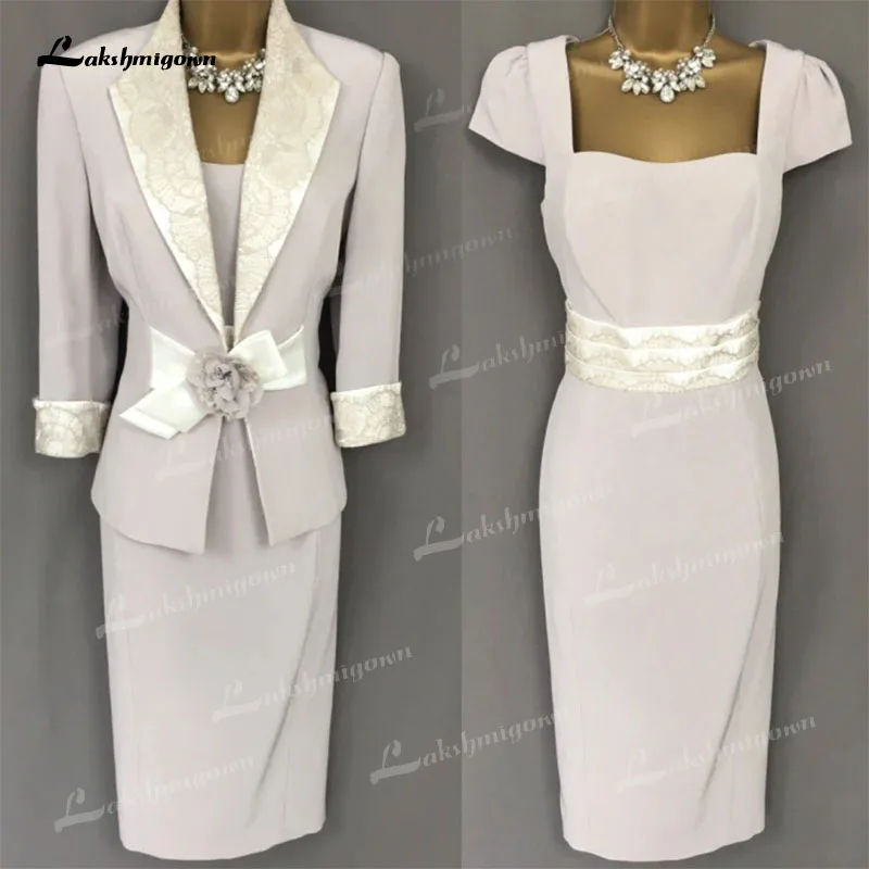 

Lakshmigown Simple Brides Mother Dresses for Weddings 2023 Vestidos de Gala Formal Women Dinner Party Gowns with Jacket