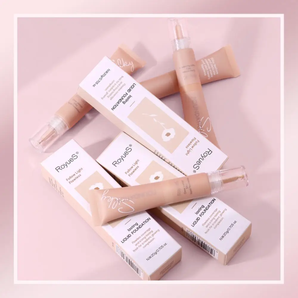 5-color Repair Concealer Nourishing Liquid Foundation BB Cream Moisturizing Isolation Brightening Skin Natural Lasting Makeup 6