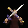 The Hyrule Fantasy Weapon Zeldas Master Sword Hylian Shield 80cm PU Samurai Sword Weapon Model Collection Crafts Cosplay Props 2