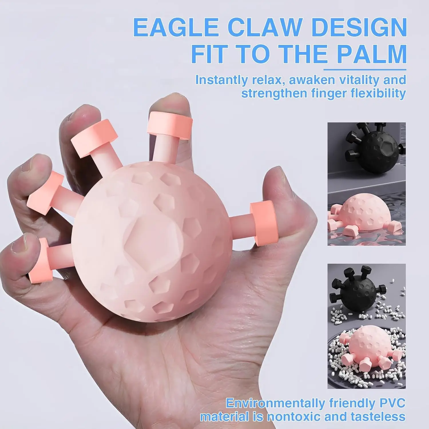 Finger Exerciser Trainer Hand Grip Strengthener Rock Climbing Finger Exerciser Trainers Gripper Exerciser Hand Strength Exercise