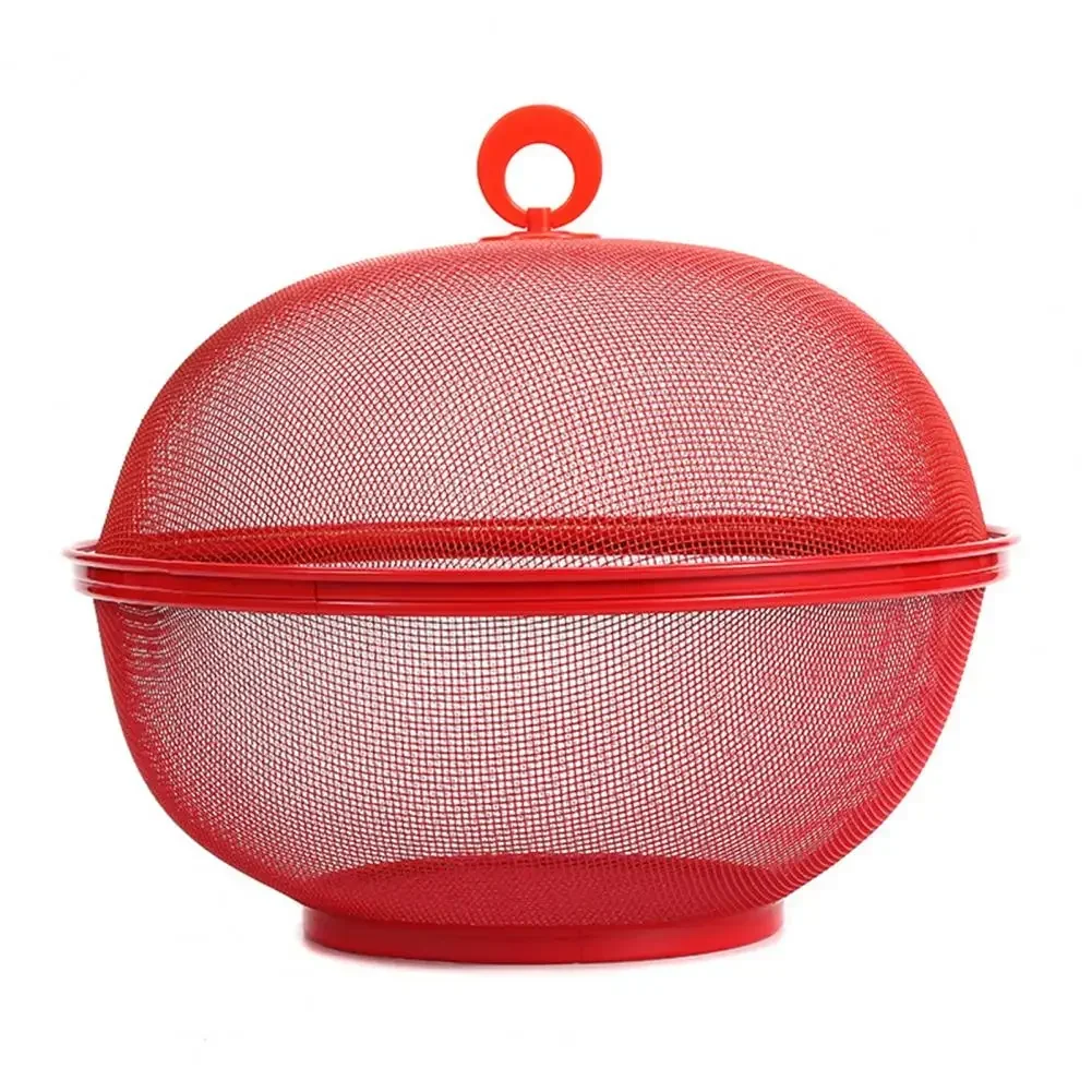 Corbeille A Fruit Anti Moucheron MaxEarn Lot De 2 Paniers à Fruits à Suspendre Avec Couvercle En Bois Corbeille Fruit Anti Moucheron