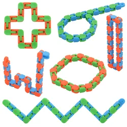 Jouets anti Stress colorés pour enfants, Puzzle sensoriel Wacky, anti Stress, 24 bits 