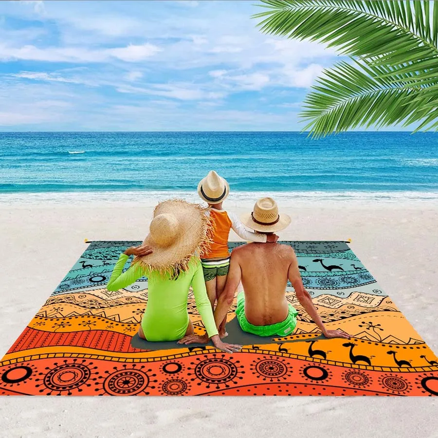 

Outdoor waterproof and moisture-proof picnic mat, oversized beach mat, foldable and portable lawn mat, seat cushion