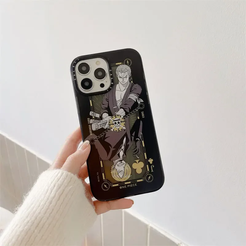 One Piece Luffy Silicone Phone Case for IPhone 14 Plus 13 12 11