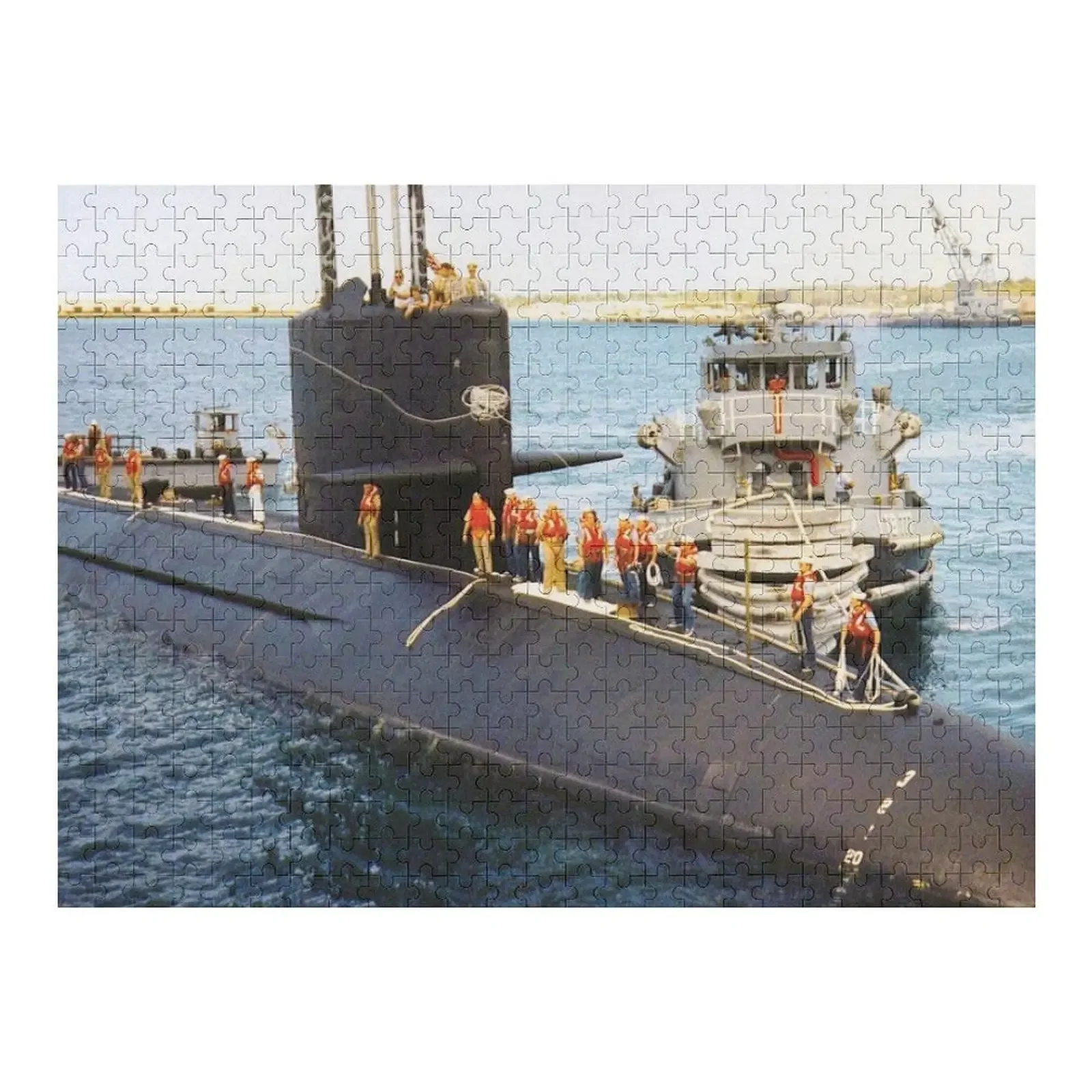 USS BARBEL (SS-580) SHIP'S STORE Jigsaw Puzzle Wood Animals Personalized Name Puzzle