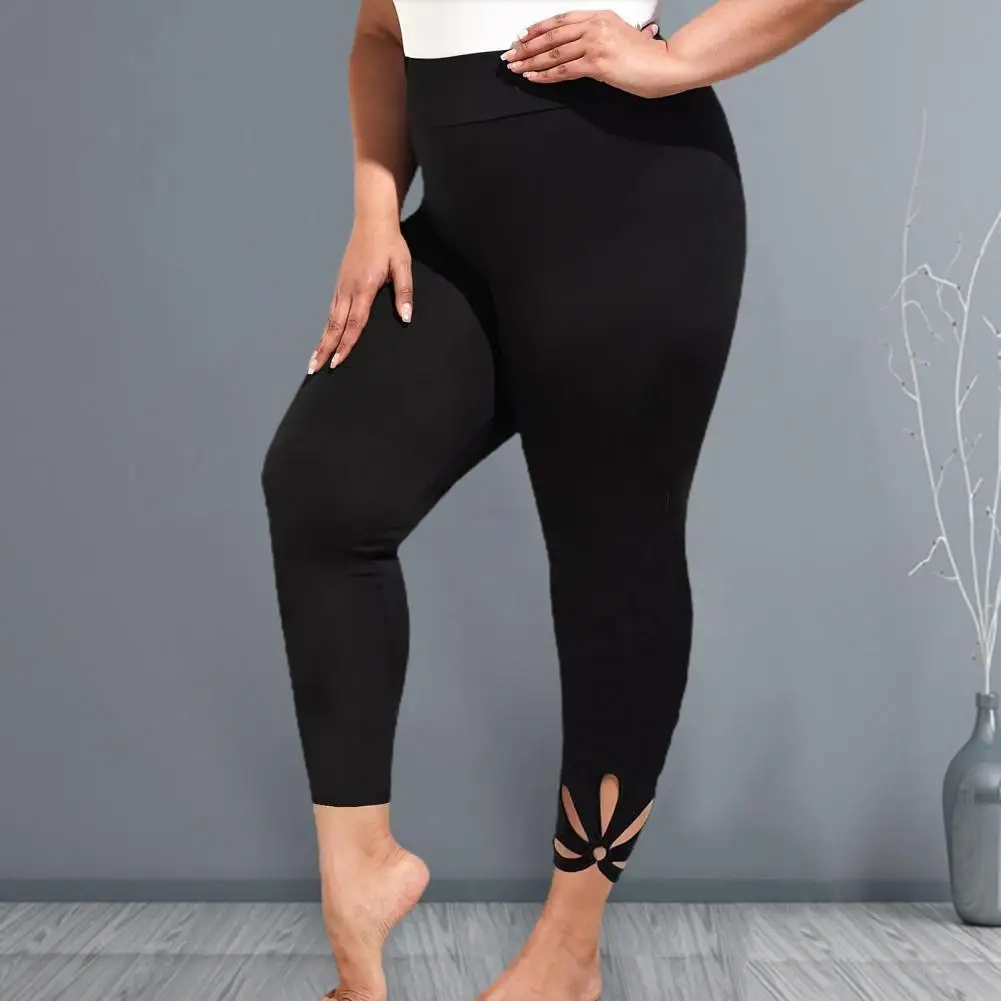 

Workout Pants Stylish Skin-touching Slim Fit Lady Good Elasticity Fitness Yoga Pants Sportwear Cropped Pants Cropped Trousers