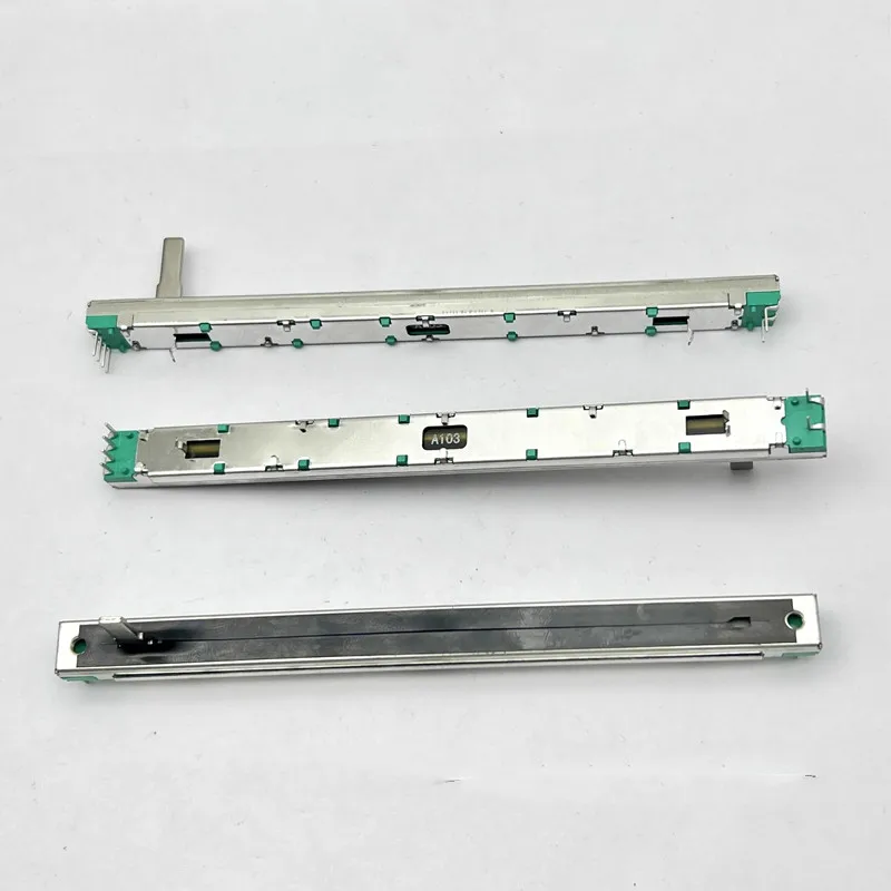 Potentiometer Kit 1pcs Straight slip potentiometer A103 A10K 6Pin Total length 128mm Mixing console volume putter